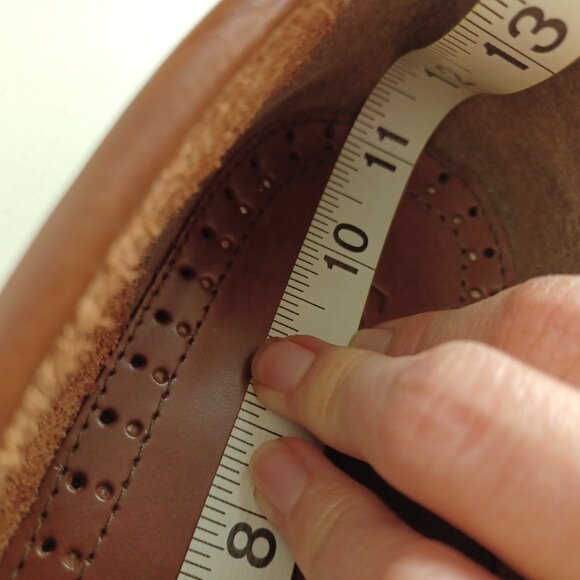 Men’s Vintage Brown Leather Loafers, Size 10D - Picture 10 of 12